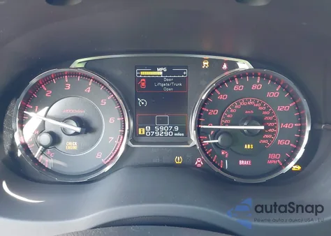 2017 Subaru Wrx from USA, damaged, VIN JF1VA1B60H9809215